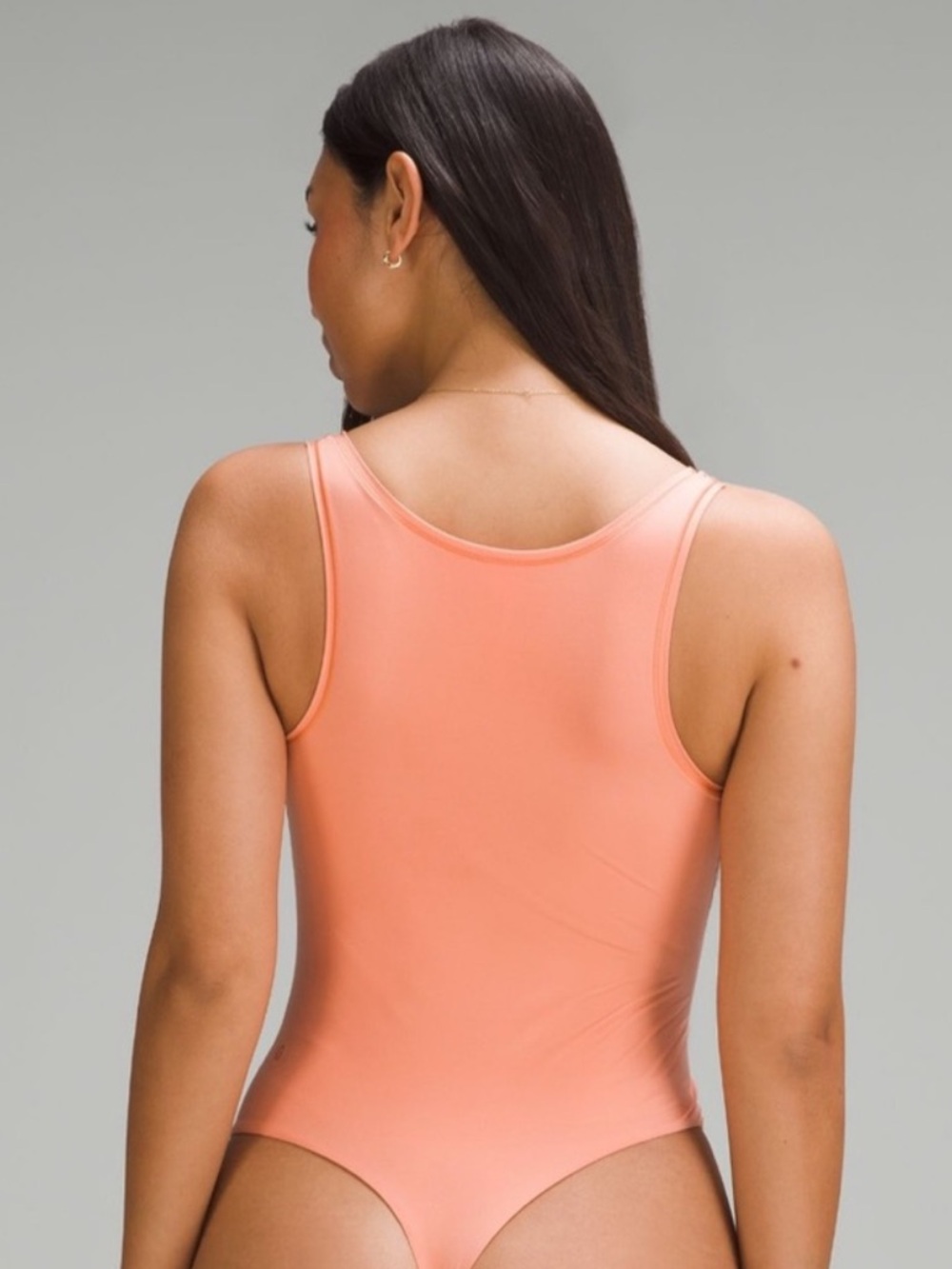 NWT Wundermost Square-Neck Bodysuit in Coral Kiss - Lululemon